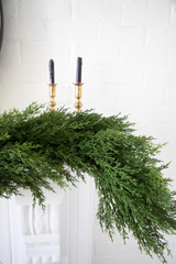 Real Touch Cypress Pine Garland - 6ft - Luxe B Pampas Grass  Canada , dried flowers and pampas grass Canadian Company. Bulk and wholesale dried flowers and pampas grass fluffy. Large White Pampas Grass Toronto