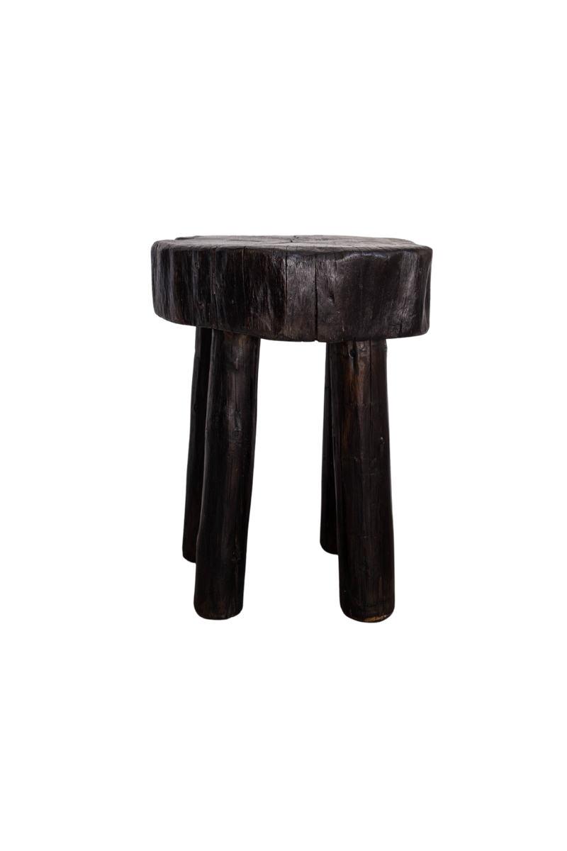 Round Senufo Stool Bench Side Table Black - Luxe B Pampas Grass  Canada , dried flowers and pampas grass Canadian Company. Bulk and wholesale dried flowers and pampas grass fluffy. Large White Pampas Grass Toronto
