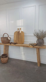 Alter Elm Wood Console Table Grand